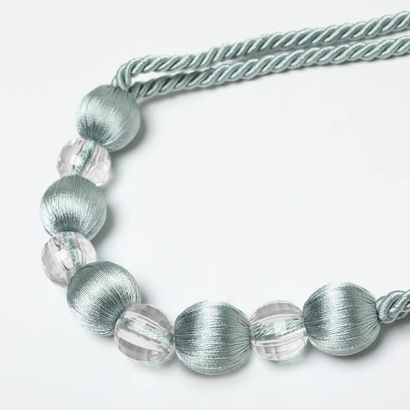 1Pc Bead Curtain Tieback Home Decor Gold Holdback Curtains Holder Clamp Buckle Rope Room Accessories Decoration Tie Back