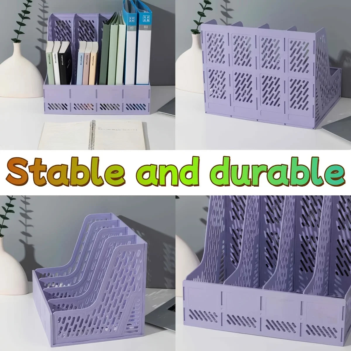 4 Multi-Layer Desk File Sorter