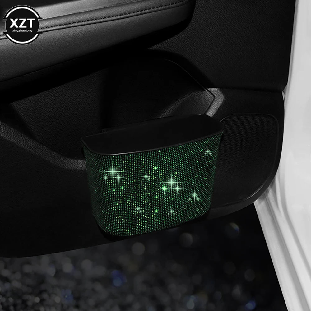 Papelera de Coche Cuadrada con Tapa de Presión