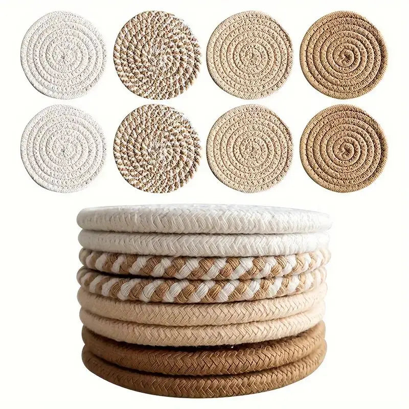 8-Pec Set Absorbent Coasters for Drinks