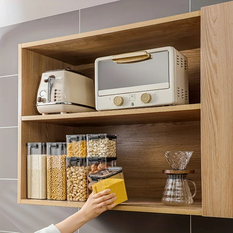 Food storage containers with airtight lids, freezer safe, BPA free plastic meal prep containers and kitchen sets.