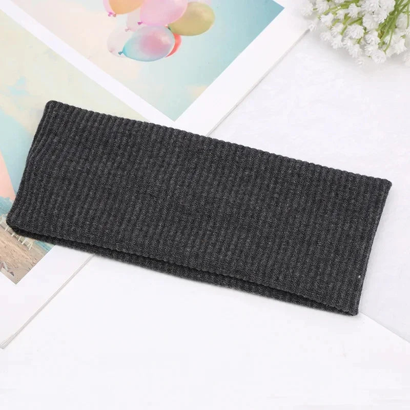 Sports Cycling Wash Face Hairbands Soft Korean Cotton Knitted Headband For Women Girls Bandanas Fashion Hair Accessories