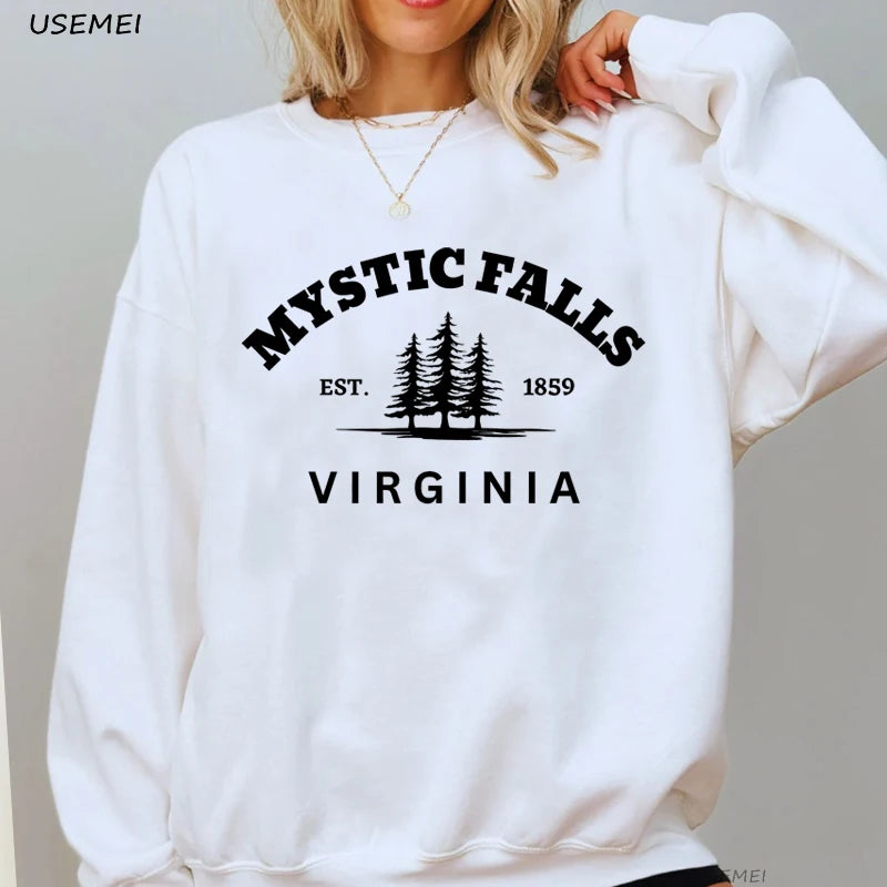 Mystic Falls Sweatshirt Vampire Diares
