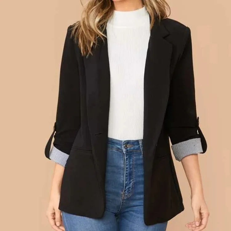 Cardigan Blazer Jacket Long Sleeve Casual