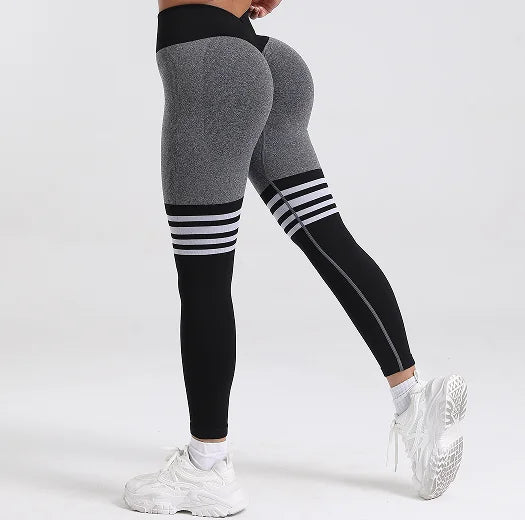Leggings Deportivos Mujer – Push-Up y Líneas Decorativas