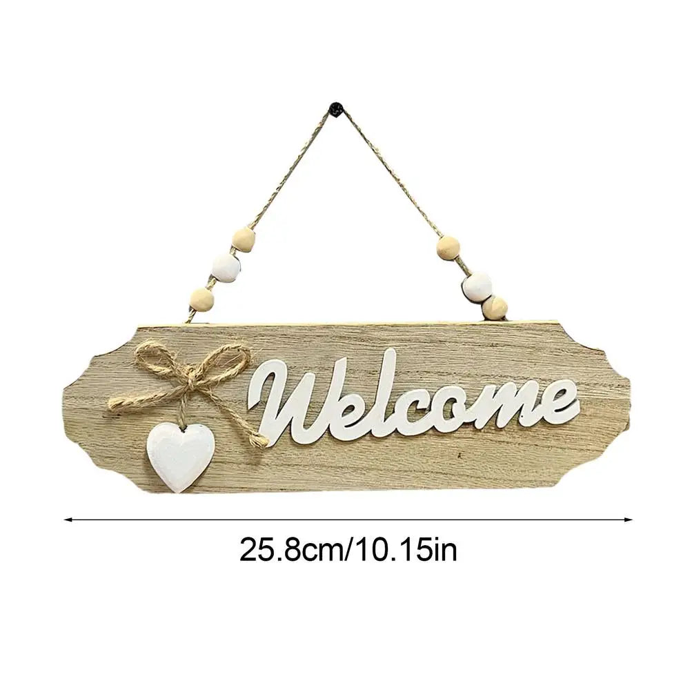 Welcome Sign For Wall Wood Welcome Sign Home Decor Lliure Design Wall Wall Decor Holiday Hotels Ornament All Season
