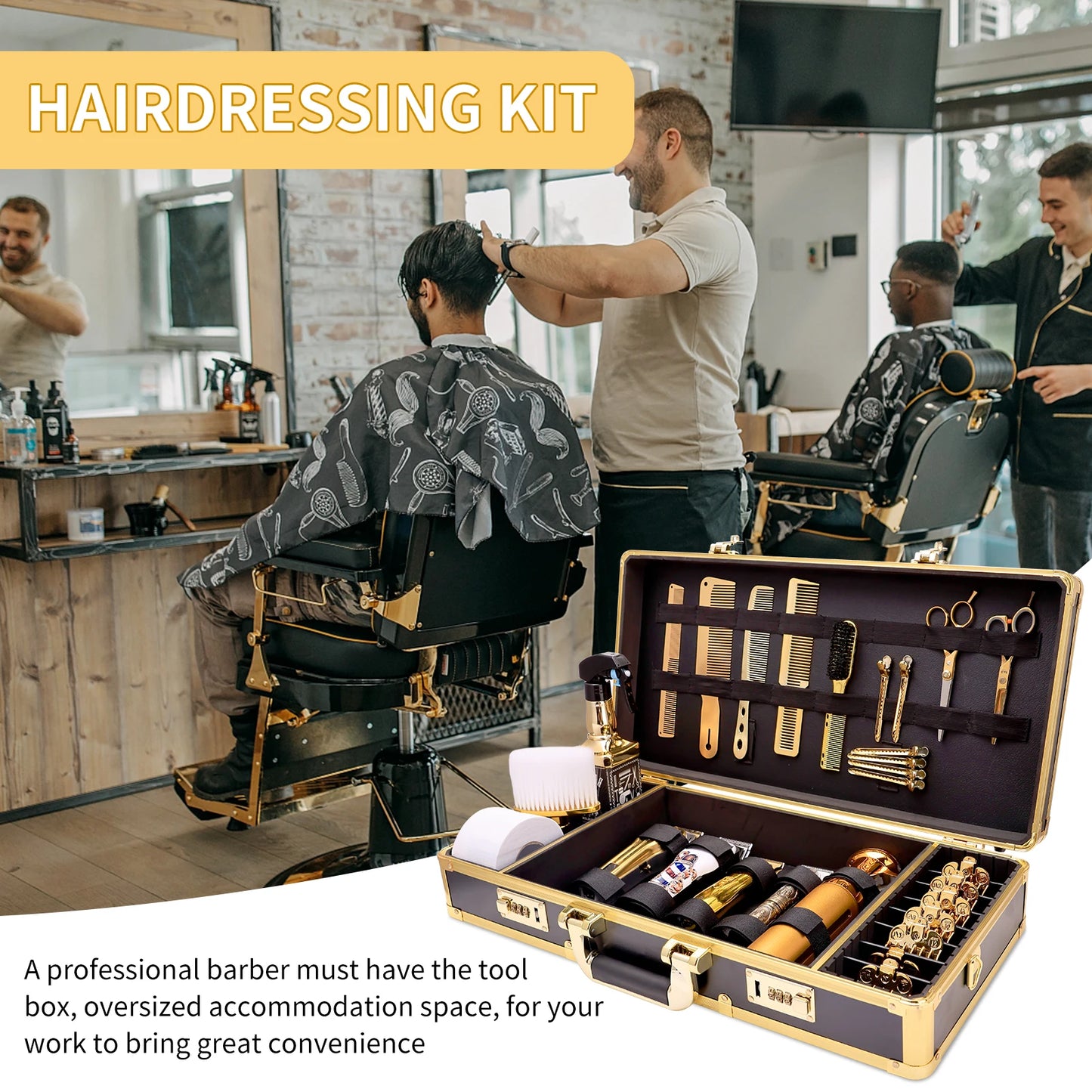 Maletín Profesional para Herramientas de Barbería y Peluquería 💈