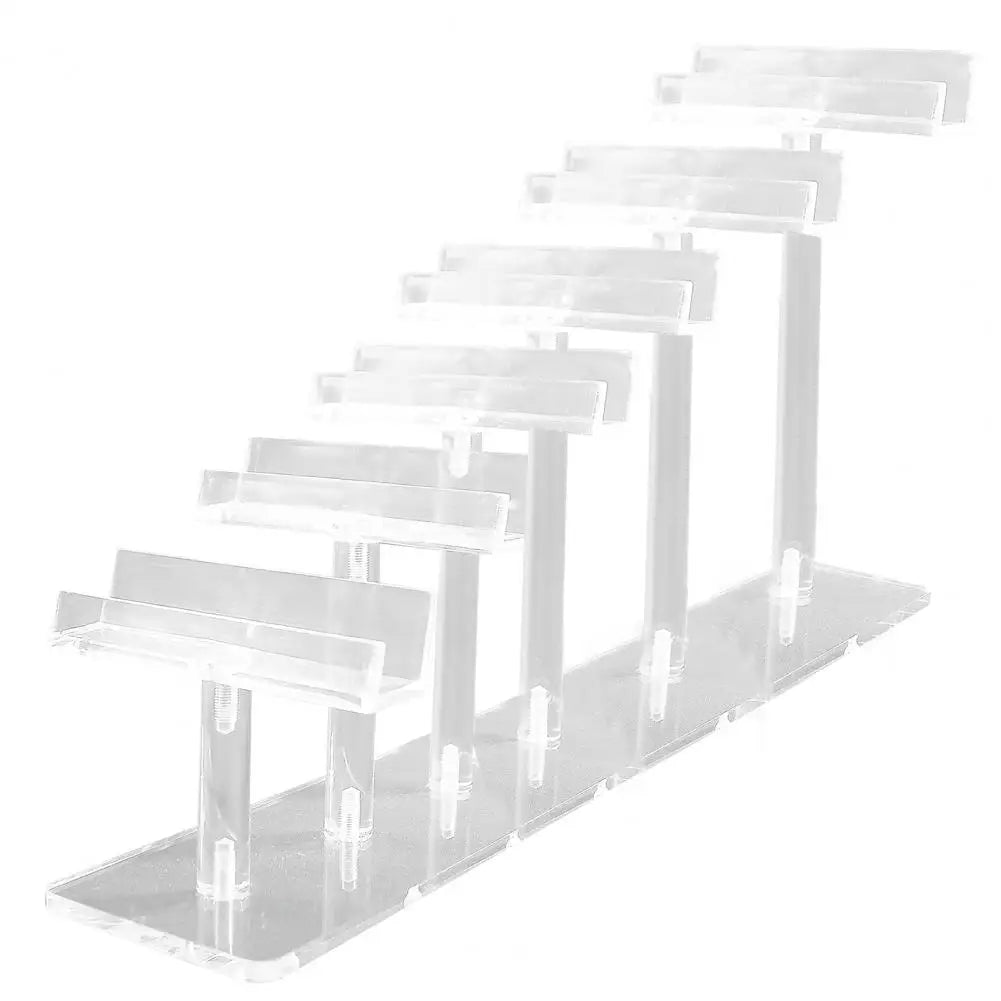1 Set Acrylic Glasses Display Stand Multi-tiers Non-slip Freestanding Desktop Sunglasses Eyeglasses Eyewear Show Holder Rack