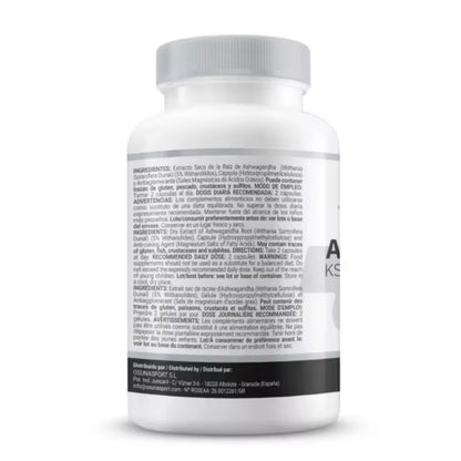 🌿💊 Ashwagandha KSM-66® 600 mg – 120 Cápsulas Vegetales