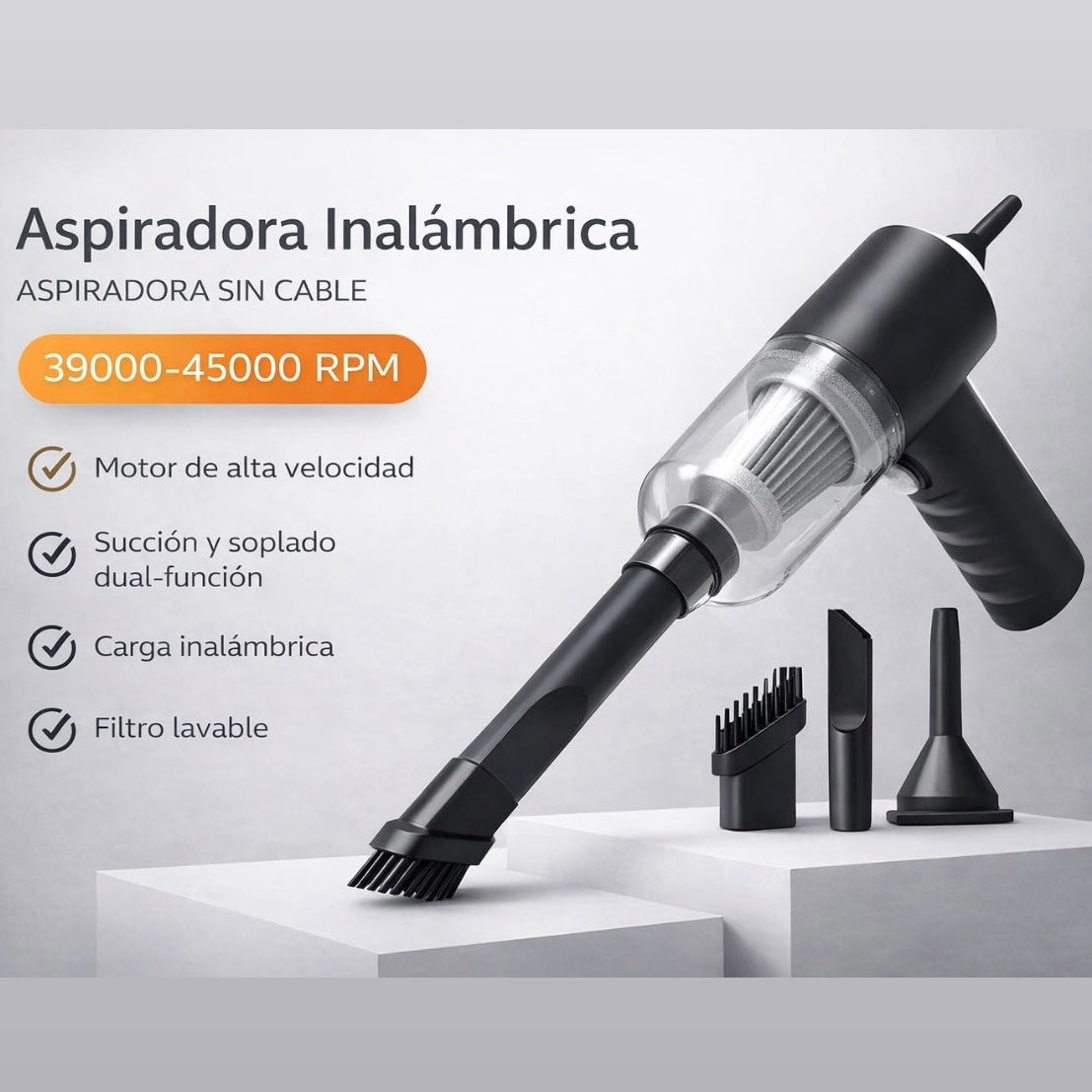 Aspirador portátil 3 en 1
