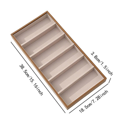 Glasses Display Tray Portable Glasses Holder Container Sunglasses Organizer for Showcase Living Room Store Apartment Home