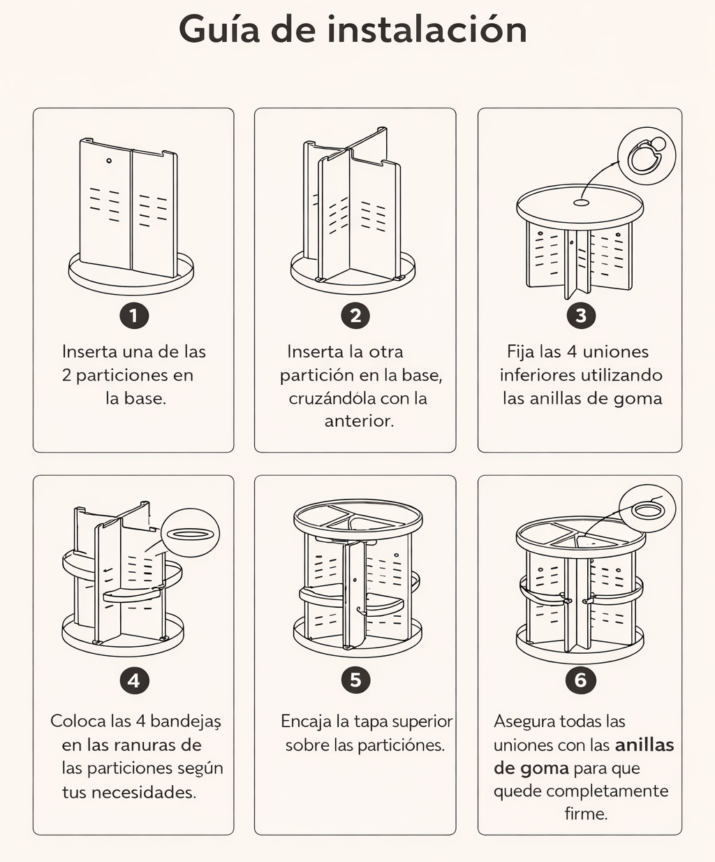 Organizador Acrílico 360°