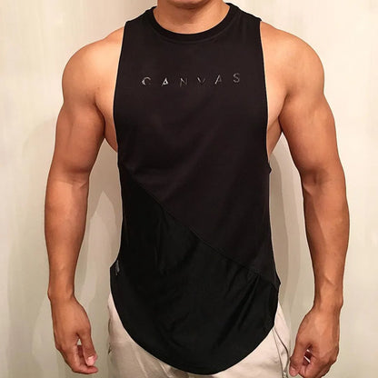 Camiseta abierta para Hombre – Gimnasio y Bodybuilding