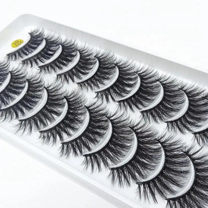 New 10 Pairs 3D Mink Eyelashes