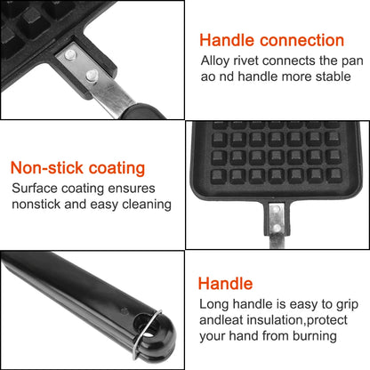 Waffles Pot Iron Baking Pan Kitchen