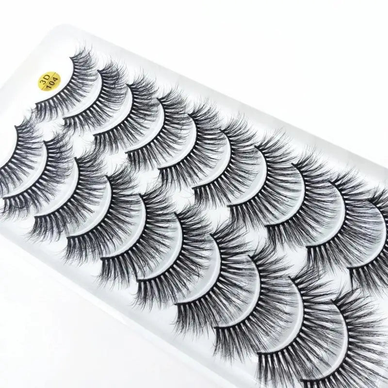 New 10 Pairs 3D Mink Eyelashes