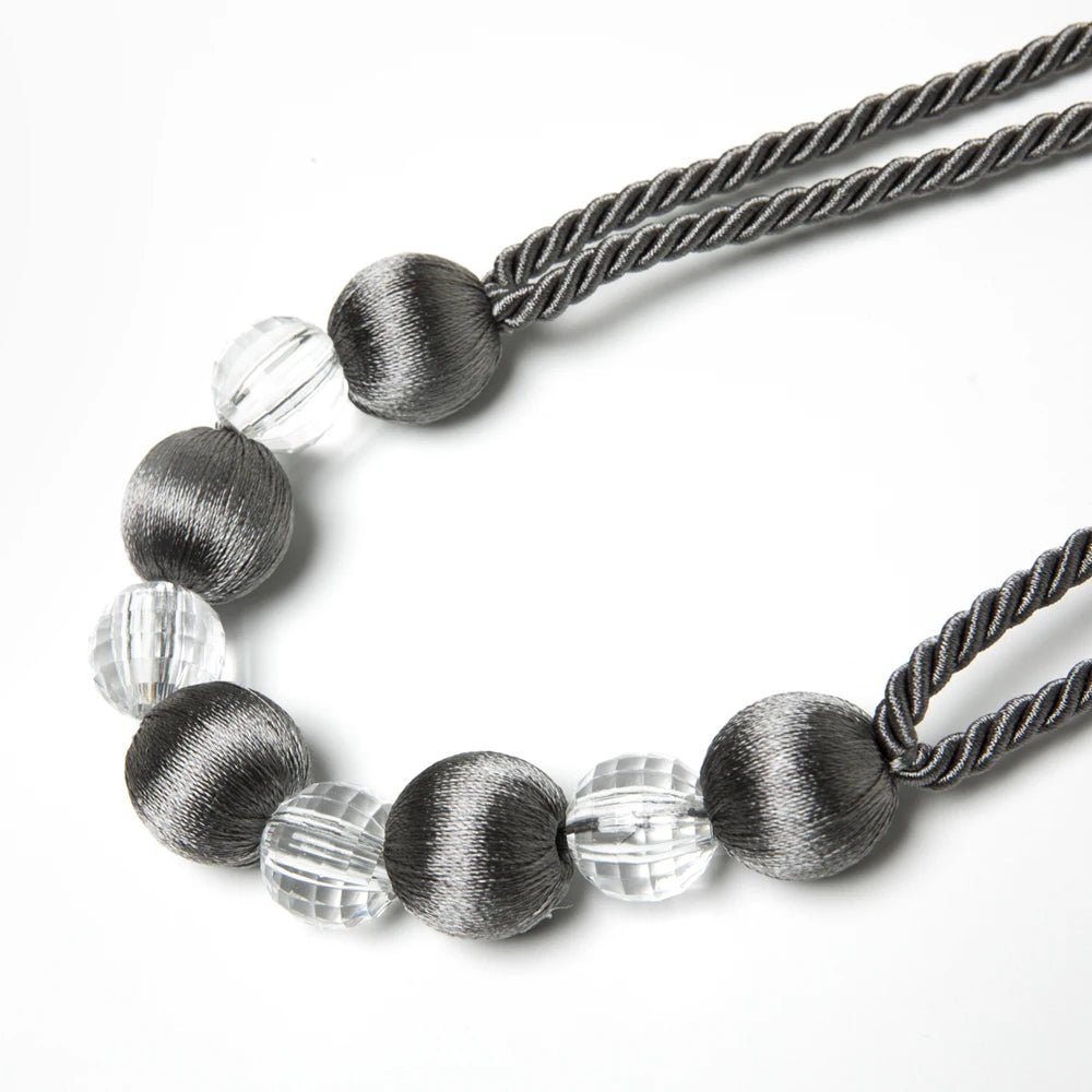 1Pc Bead Curtain Tieback Home Decor Gold Holdback Curtains Holder Clamp Buckle Rope Room Accessories Decoration Tie Back