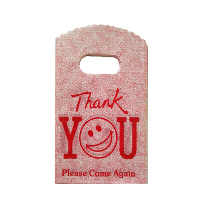 Wholesale 50Pcs/Lot Plastic Bag 9x15cm Small Boutique Storage Candy Jewelry Packaging Bag Plastic Gift Bags With Handle