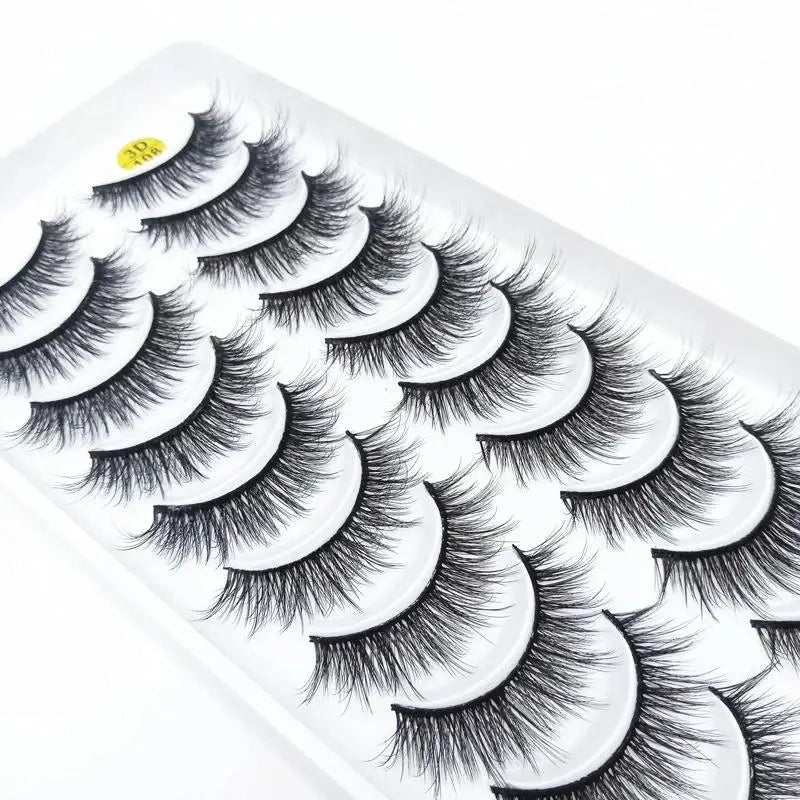 New 10 Pairs 3D Mink Eyelashes