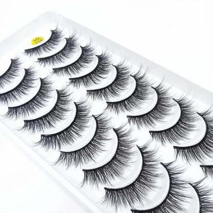 New 10 Pairs 3D Mink Eyelashes