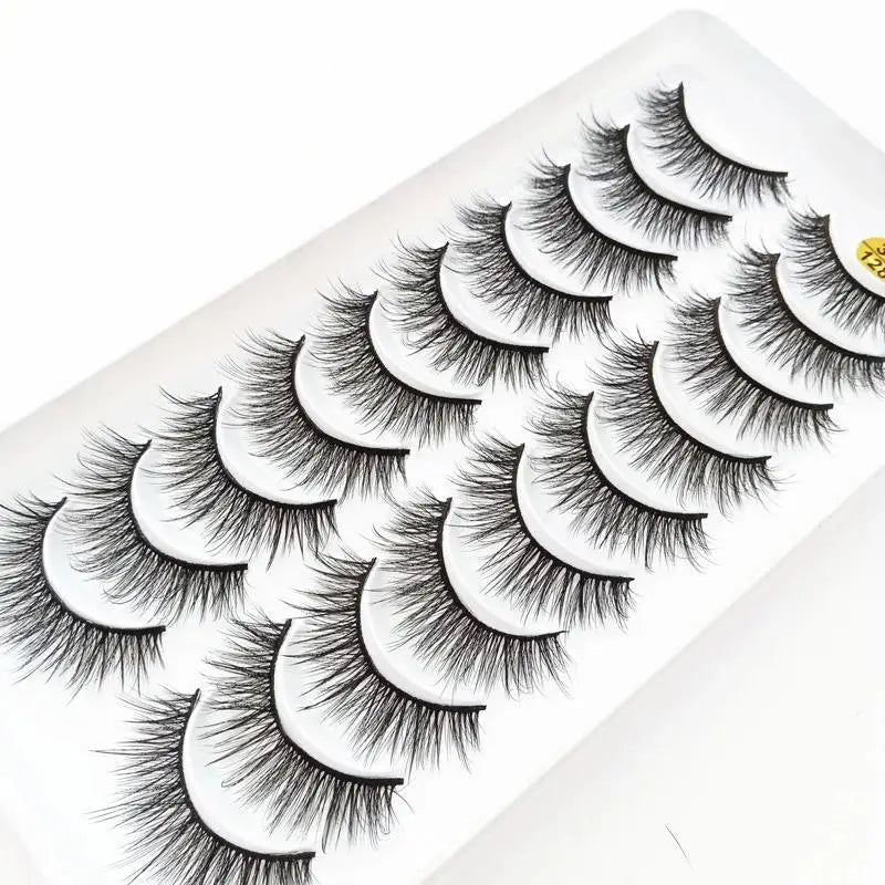New 10 Pairs 3D Mink Eyelashes