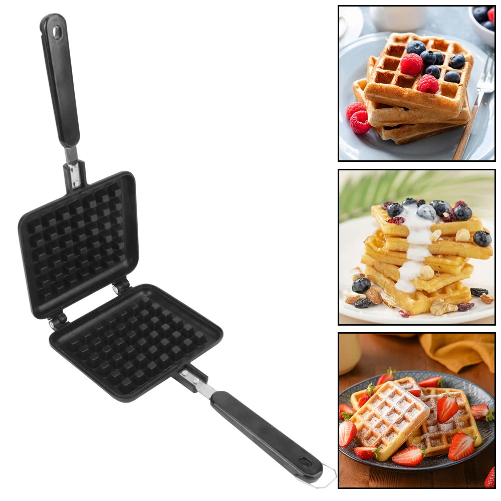 Waffles Pot Iron Baking Pan Kitchen