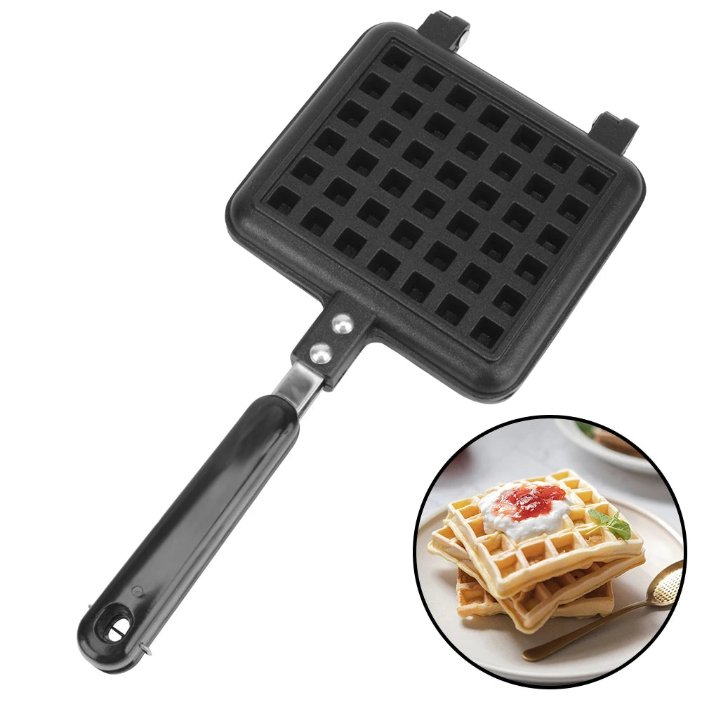Waffles Pot Iron Baking Pan Kitchen