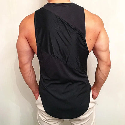 Camiseta abierta para Hombre – Gimnasio y Bodybuilding