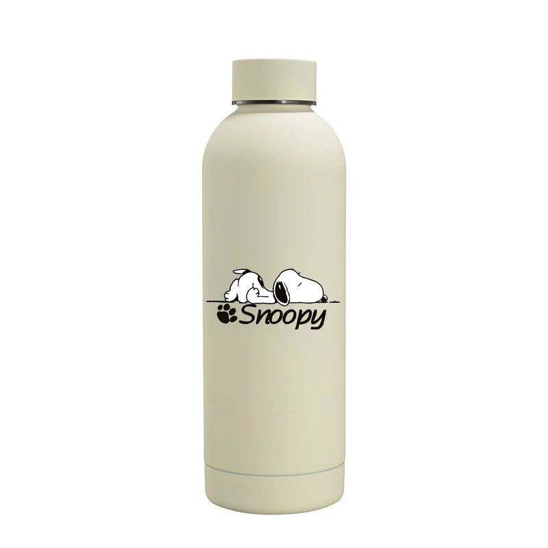 Snoopys Fashion Thermos Bottle Stainless Steel Vacuum Cup Travel Camping Keep Hot Cold Drink Insulated Mug Women Birthday Gifts