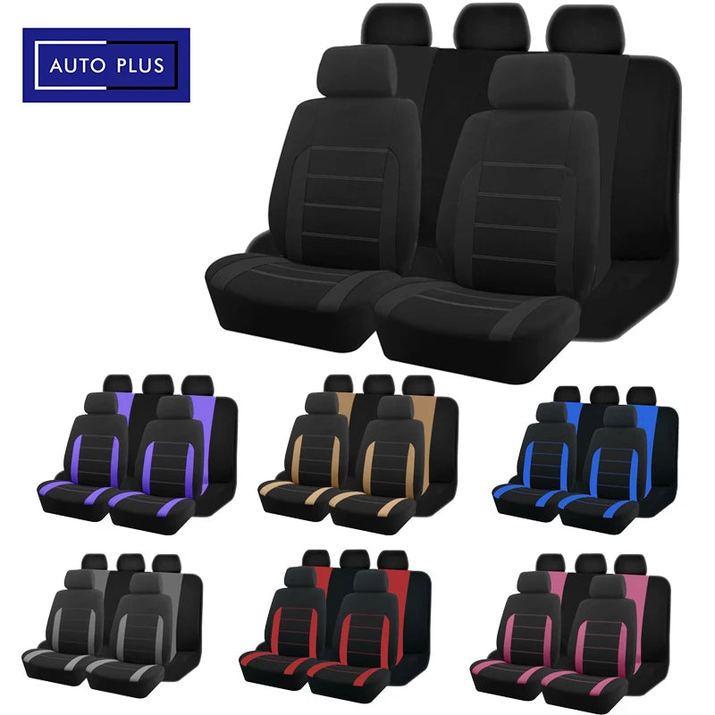 AUTO PLUS Fundas de Asiento de Coche Universales – Juego Completo