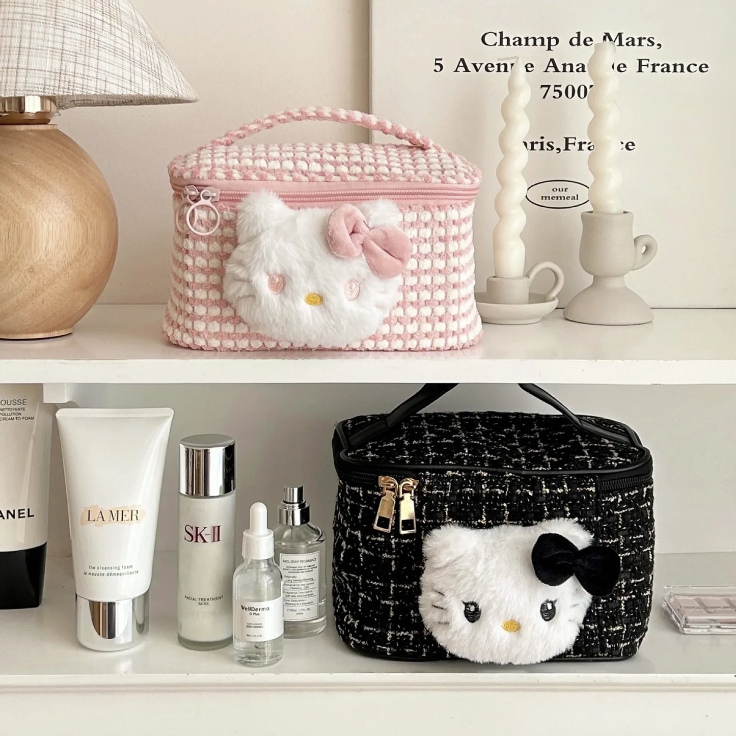 Neceser de Maquillaje Hello Kitty de Gran Capacidad