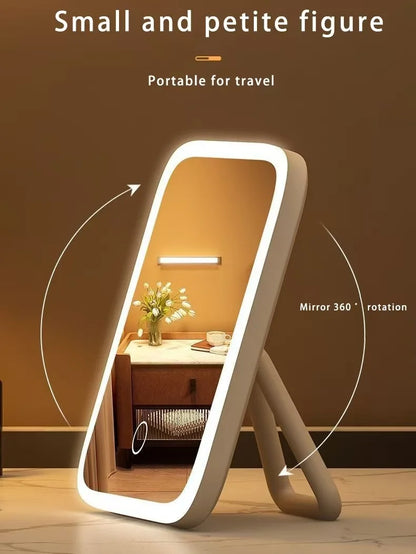 Espejo de Maquillaje LED con Luz Regulable