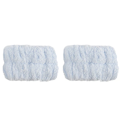 Coral Velvet Facial High-Elastic Makeup Hairband Face Wash Wristband