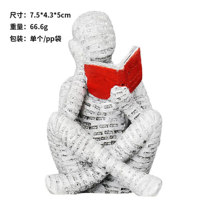 Read about Small Character Designs, Resin Abstract Home Decorations, Fashionable Bookshelf Decorations, i Home Decor Figurins