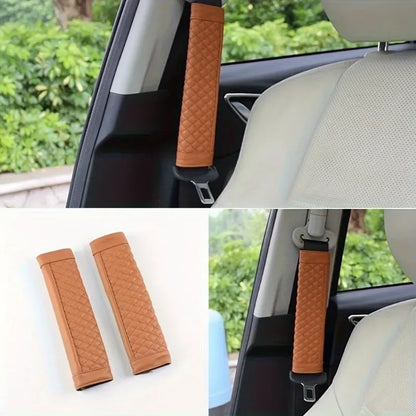Car Seat Belt Shoulder Cover Leather