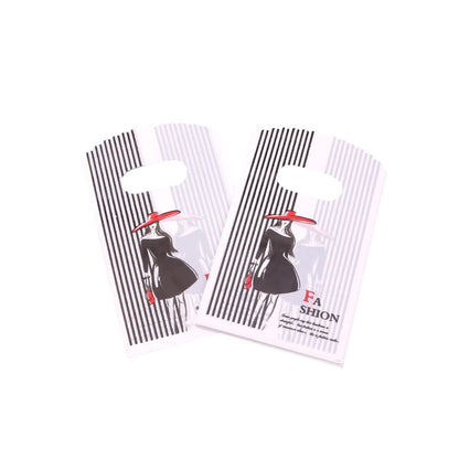 Wholesale 50Pcs/Lot Plastic Bag 9x15cm Small Boutique Storage Candy Jewelry Packaging Bag Plastic Gift Bags With Handle