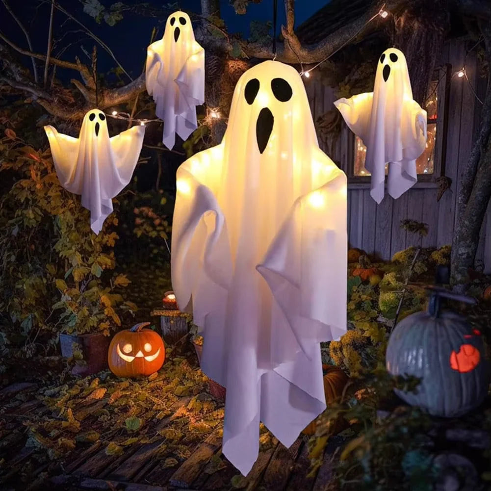 Halloween Glowing White Ghost LED