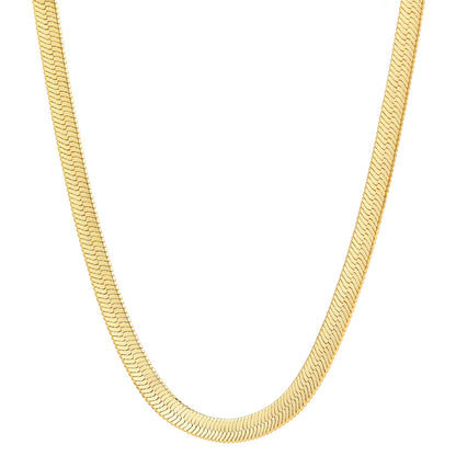 Shevalues ​​Women Necklace Gold Plated Jewelry New Neck Chain Choker Aesthetic Snake Necklaces Shiny Decoration Accessories