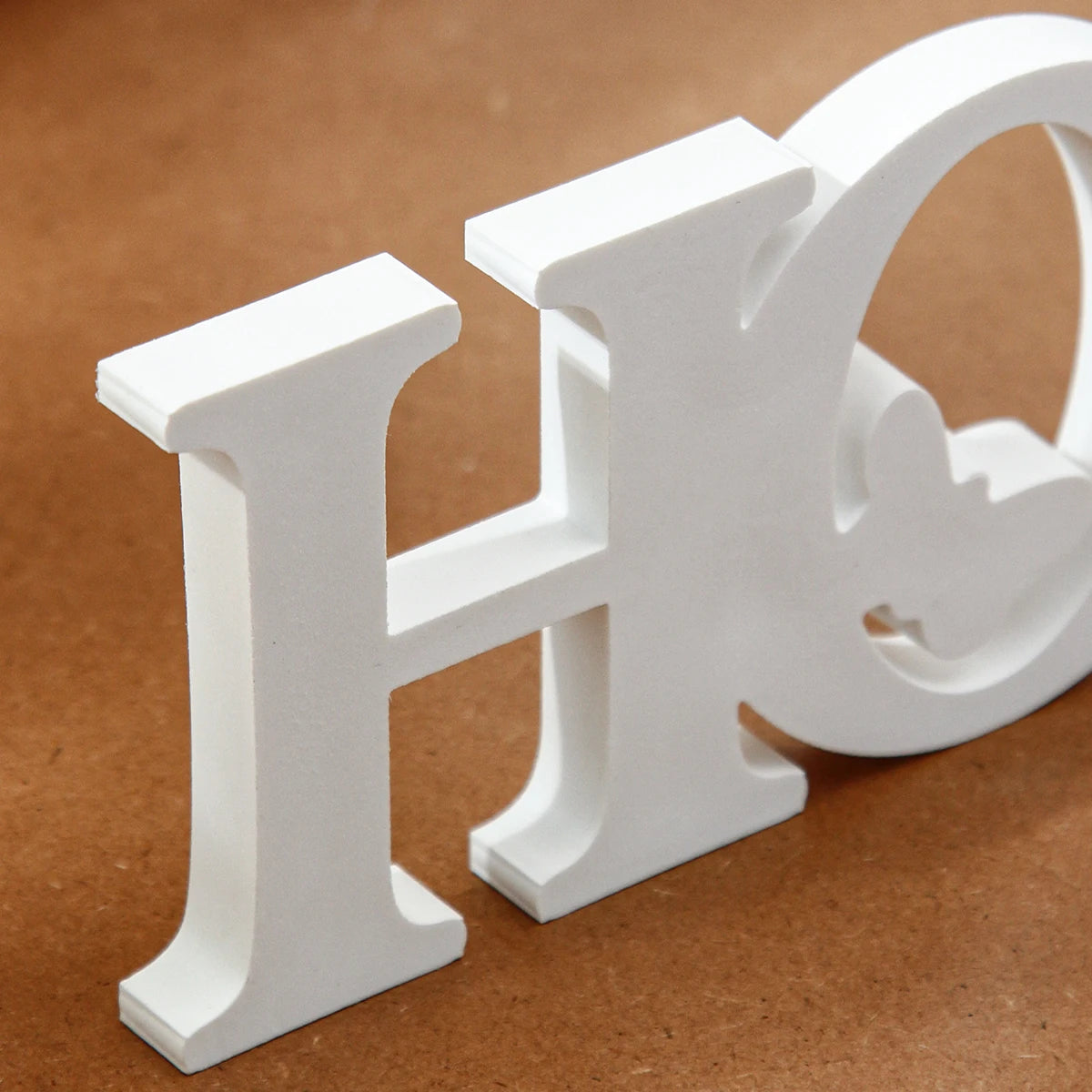 1PC,3.1* 8.9-inch white butterfly HOME letter decoration, a warm and cozy letter board for indoor desktop decoration