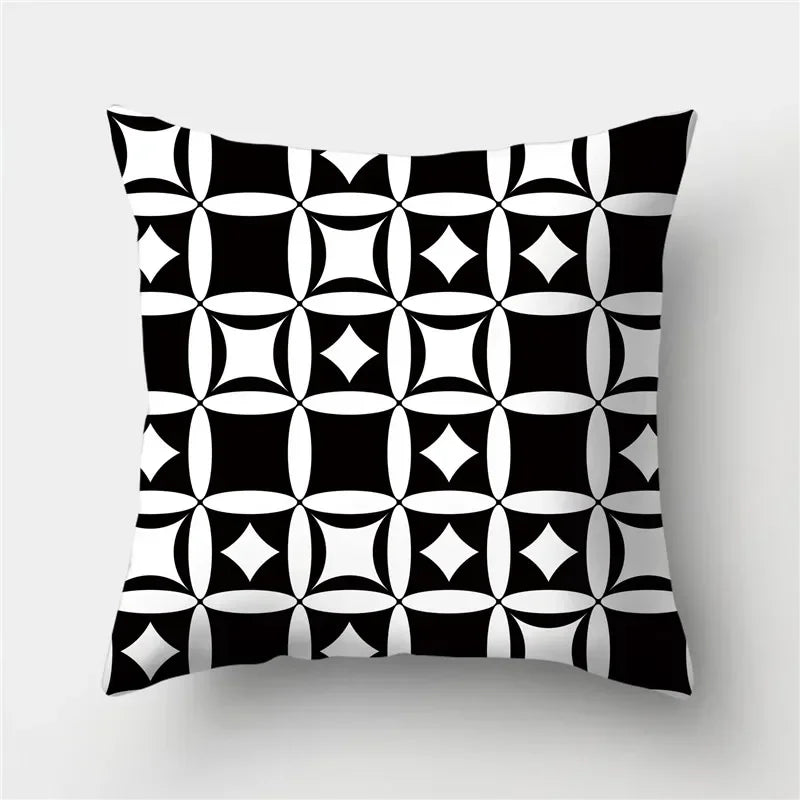 45*45cm Geometric Print Decorative Pillow