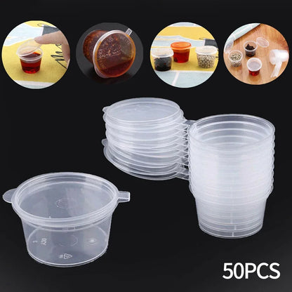 50 Pcs 25/50/100ml Disposable Cups