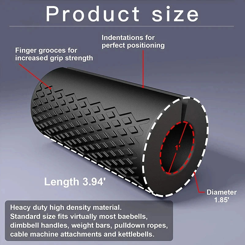 Grip Booster para Barra y Mancuernas – Entrenamiento Seguro y Eficiente