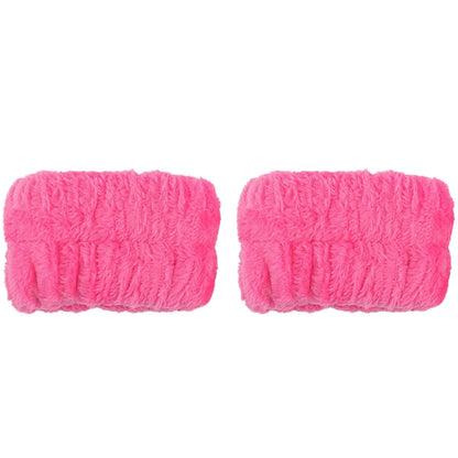 Coral Velvet Facial High-Elastic Makeup Hairband Face Wash Wristband