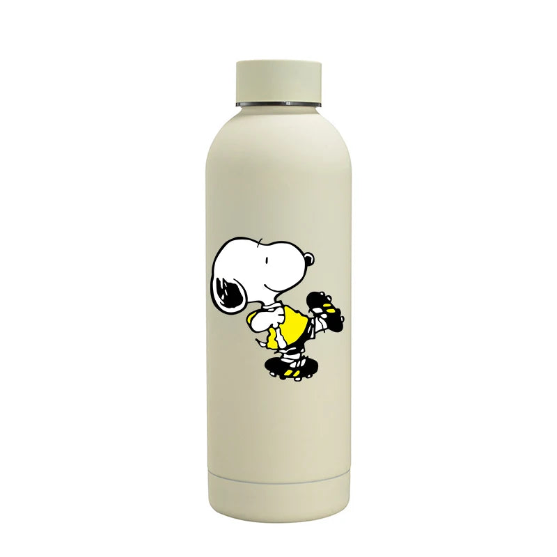 Snoopys Fashion Thermos Bottle Stainless Steel Vacuum Cup Travel Camping Keep Hot Cold Drink Insulated Mug Women Birthday Gifts