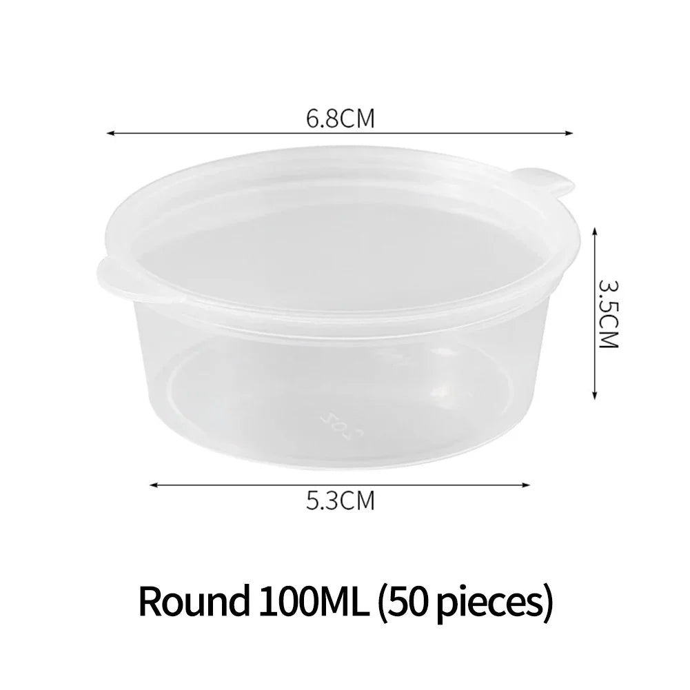 50 Pcs 25/50/100ml Disposable Cups