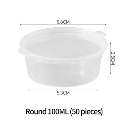 50 Pcs 25/50/100ml Disposable Cups