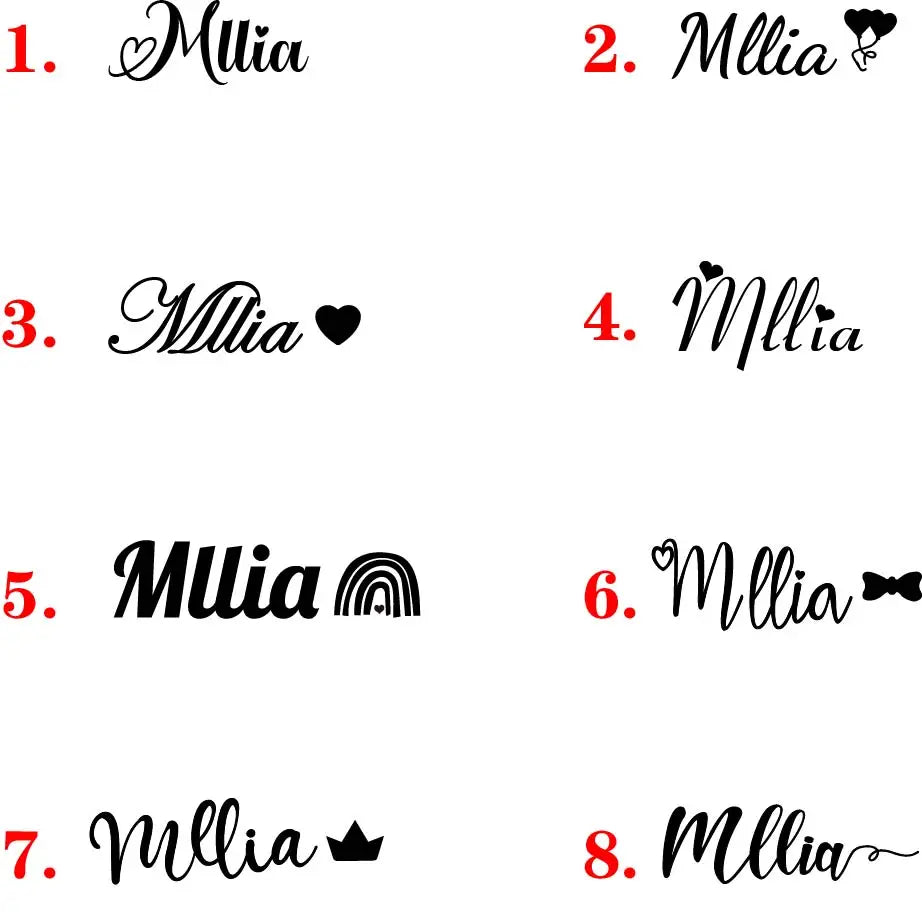 Regalo de bebé de 8 piezas personalizado