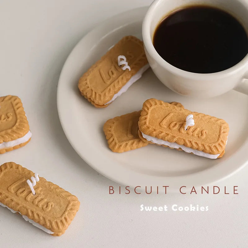 Cute Handmade Biscuit Candle Scented