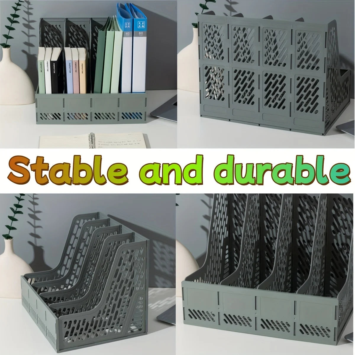 4 Multi-Layer Desk File Sorter