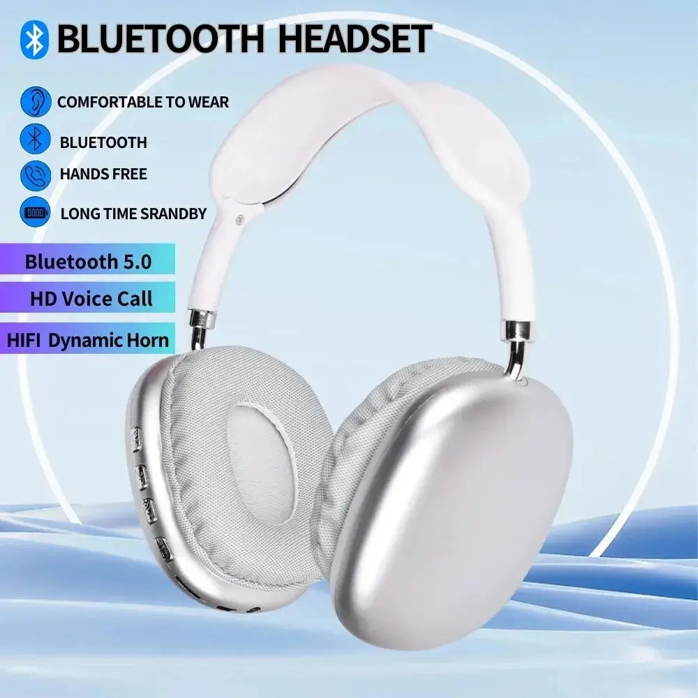 Newest Headphone Wireless Bluetooth Headset With Mic Noise Canceling Headsets Stereo Sound Earphone Sports Gaming Headphones